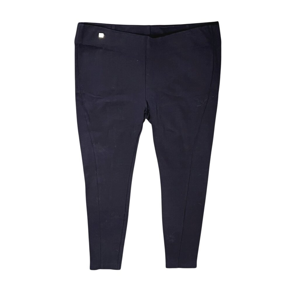 Ralph Lauren Womens Stretch Leggings Pants Size Medium Navy Blue